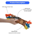 Dog Oxford Cloth Toy with Sound - Making Bite - Resistant for Teeth Grinding - GreenFur