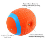 Dog Play Ball Squeaky Rugby Pet Latex Toy - GreenFur