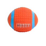 Dog Play Ball Squeaky Rugby Pet Latex Toy - GreenFur