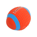 Dog Play Ball Squeaky Rugby Pet Latex Toy - GreenFur