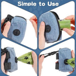 Dog Poop Bag Dispenser with Zipper Design - GreenFur