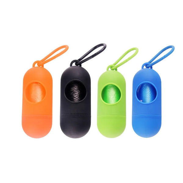 Dog Poop Bag Holder with 1 Roll Waste Bags - GreenFur
