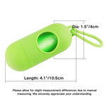 Dog Poop Bag Holder with 1 Roll Waste Bags - GreenFur