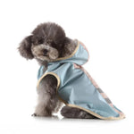 Dog Raincoat Windproof Pet Rain Jacket with Safety Reflective Stripe - GreenFur