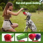 Dog Rose Flower Chew Toy Floating Dental Stick Interactive Elastic for Dogs - GreenFur
