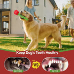 Dog Rose Flower Chew Toy Floating Dental Stick Interactive Elastic for Dogs - GreenFur
