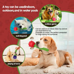 Dog Rose Flower Chew Toy Floating Dental Stick Interactive Elastic for Dogs - GreenFur