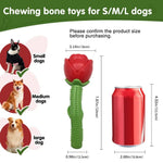 Dog Rose Flower Chew Toy Floating Dental Stick Interactive Elastic for Dogs - GreenFur