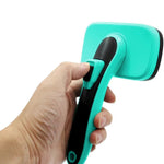 Dog Self Cleaning Slicker Brush for Short Long Haired Dogs - GreenFur
