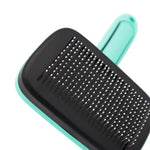 Dog Self Cleaning Slicker Brush for Short Long Haired Dogs - GreenFur