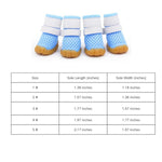 Dog Shoes Breathable Mesh Boots with Reflective Stripe - GreenFur
