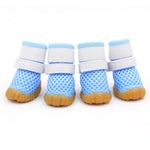 Dog Shoes Breathable Mesh Boots with Reflective Stripe - GreenFur
