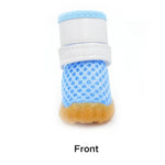 Dog Shoes Breathable Mesh Boots with Reflective Stripe - GreenFur