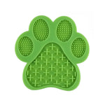 Dog Silicone Lick Mat, Slow Feeder Pet Training Mat, Bath Distraction & Food Guard with Suction Cups - GreenFur