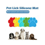 Dog Silicone Lick Mat, Slow Feeder Pet Training Mat, Bath Distraction & Food Guard with Suction Cups - GreenFur
