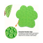 Dog Silicone Lick Mat, Slow Feeder Pet Training Mat, Bath Distraction & Food Guard with Suction Cups - GreenFur
