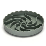 Dog Slow - eating Bowl Food - Grade Silicone Pet Slow - feeding Basin - GreenFur