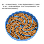 Dog Slow - eating Bowl Food - Grade Silicone Pet Slow - feeding Basin - GreenFur