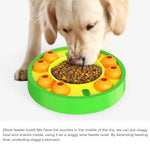 Dog Slow Feeder Pet IQ Training Mental Enrichment Toy - GreenFur