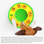 Dog Slow Feeder Pet IQ Training Mental Enrichment Toy - GreenFur