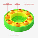 Dog Slow Feeder Pet IQ Training Mental Enrichment Toy - GreenFur