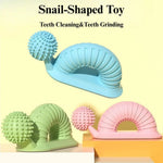 Dog Snail - shape Chew - resistant Dental Cleaning Toy - GreenFur