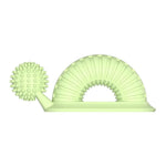 Dog Snail - shape Chew - resistant Dental Cleaning Toy - GreenFur