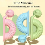 Dog Snail - shape Chew - resistant Dental Cleaning Toy - GreenFur