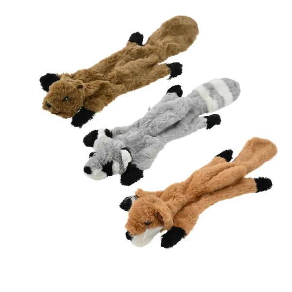 Dog Squeaky Toys No Stuffing Dog Toys for Small Medium Large Dogs - GreenFur