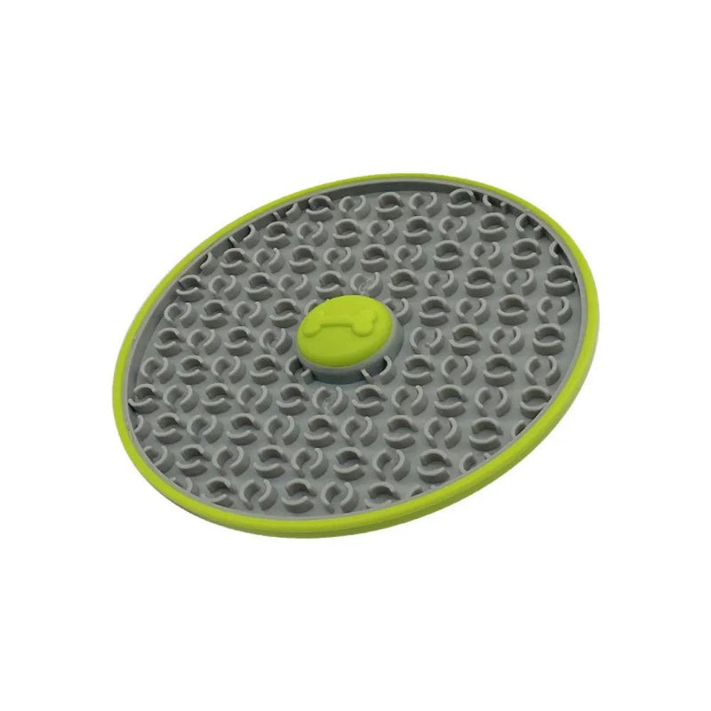 Dog Suction - cup Licking Mat Licking Mat Slow - feeding Plate - GreenFur