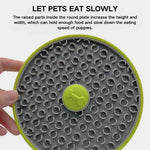 Dog Suction - cup Licking Mat Licking Mat Slow - feeding Plate - GreenFur