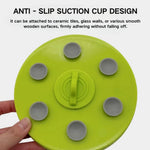 Dog Suction - cup Licking Mat Licking Mat Slow - feeding Plate - GreenFur