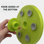 Dog Suction - cup Licking Mat Licking Mat Slow - feeding Plate - GreenFur