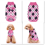 Dog Sweater with Geometric Design for Cold Weather - GreenFur
