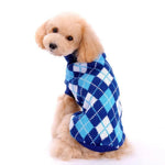 Dog Sweater with Geometric Design for Cold Weather - GreenFur
