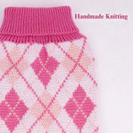 Dog Sweater with Geometric Design for Cold Weather - GreenFur