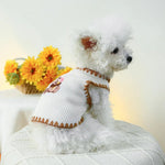 Dog T-shirt with Ice Cream Bear Pattern - GreenFur