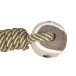 Dog Teeth Grinding Toy Cotton Rope Pet Toy Chew Rope - GreenFur