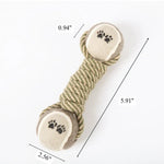 Dog Teeth Grinding Toy Cotton Rope Pet Toy Chew Rope - GreenFur
