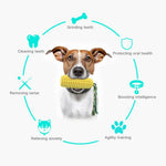 Dog Tooth Clean Toy TPR Corn Shape Squeaky Dog Toys - GreenFur