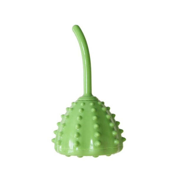 Dog Treat Dispensing Ball Toy Durable Chew - Resistant Interactive Dog Toy - GreenFur