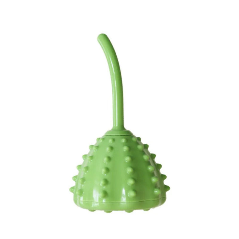 Dog Treat Dispensing Ball Toy Durable Chew - Resistant Interactive Dog Toy - GreenFur