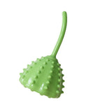 Dog Treat Dispensing Ball Toy Durable Chew - Resistant Interactive Dog Toy - GreenFur