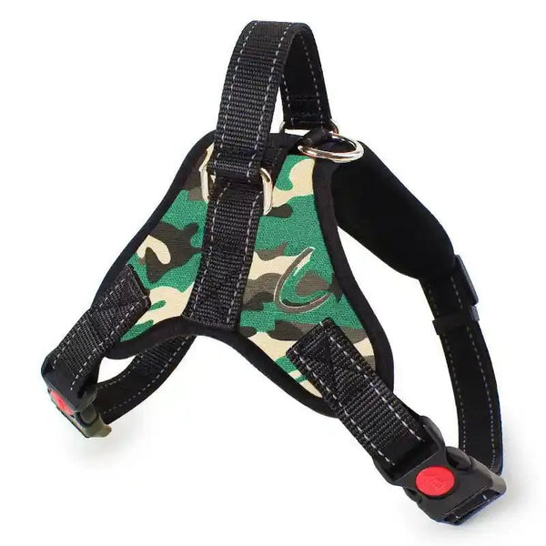 Dog Vest Harness with Handle Pet Harness for Small Medium Large Dogs - GreenFur