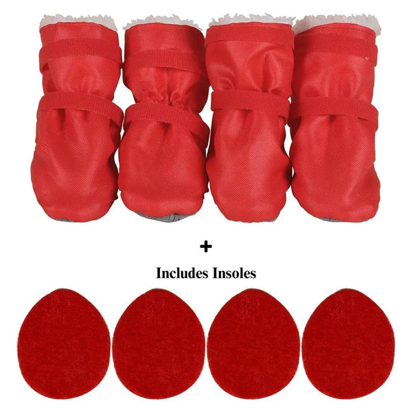 Dog Warm Shoes Waterproof Soft Durable Pet Booties - GreenFur