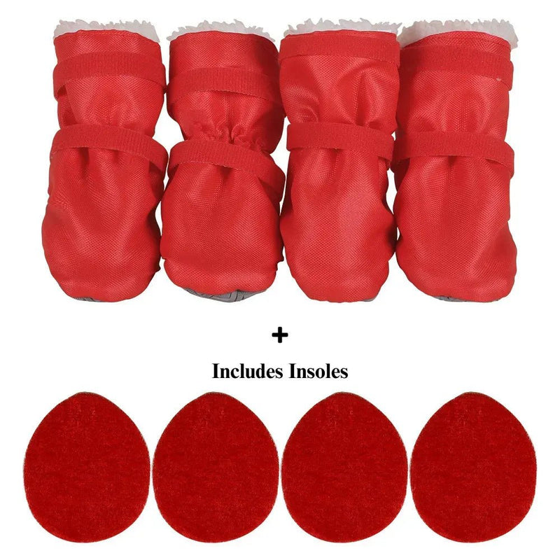 Dog Warm Shoes Waterproof Soft Durable Pet Booties - GreenFur
