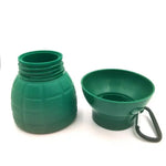 Dog Water Bottle Pet On - the - Go Cup Small Dog Outdoor Drinking Feeding Water - GreenFur