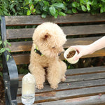 Dog Water Bottle with Food Container Portable Pet Water Dispenser - GreenFur