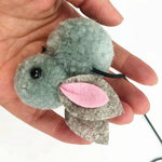 Door - Hanging Cute Plush Rabbit Cat Toy with Elastic Cord - GreenFur