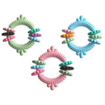 Double Head Flower Carrot Ring Chew Toy for Dogs - GreenFur